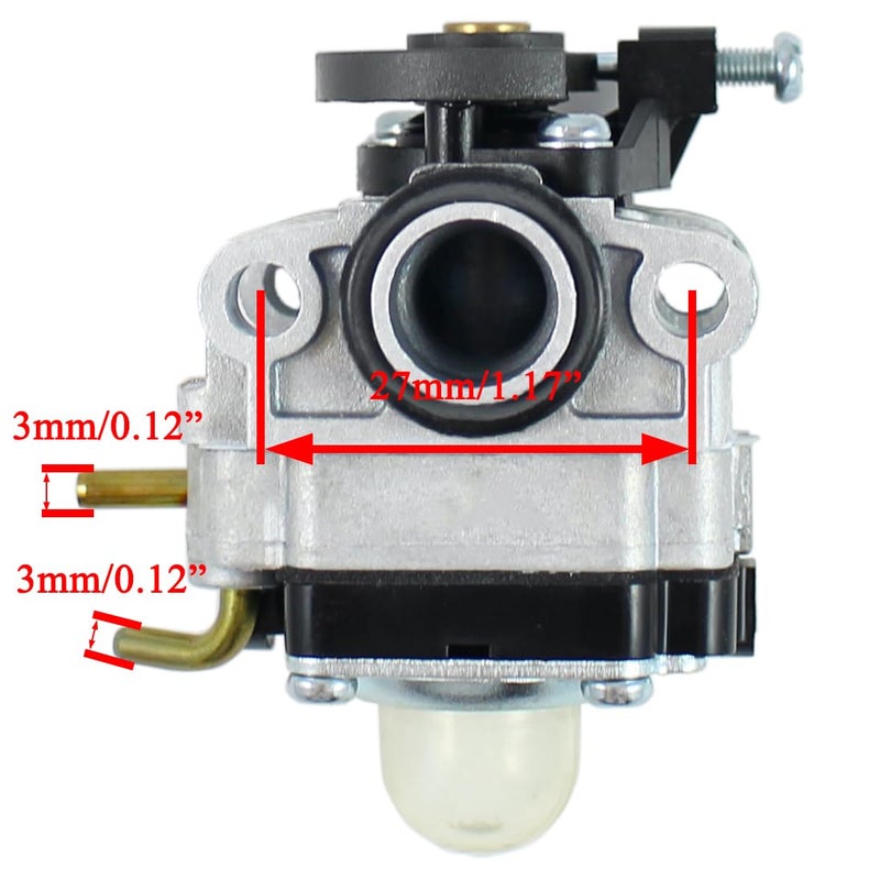 Pro Chaser TB4BP TB146EC Carburetor for Troy-Bilt TB516EC TB575EC TB525EC TB4BPEC Ryobi RY252CS RY253SS Trimmer Blower Tiller Part 753-05676A 753-06258A - Image 2
